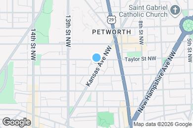 Map image of the property - 4018 Kansas Ave NW