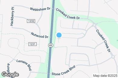 Map image of the property - 1515 N Wood Creek Dr