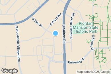 Map image of the property - 1420 S Yale St