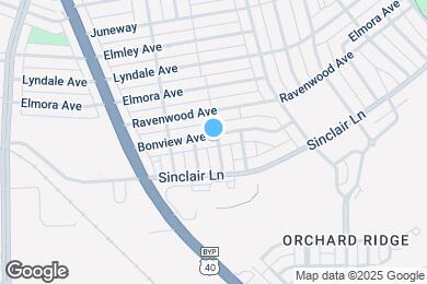 Map image of the property - 3733 Bonview Ave