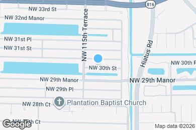 Map image of the property - 11421 NW 30th St