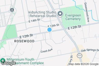 Map image of the property - 3007 E 12th St