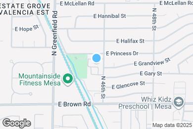 Map image of the property - 4544 E Grandview St