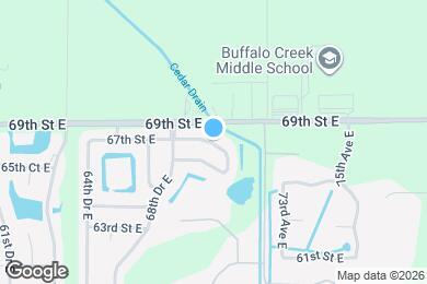 Map image of the property - 6835 67th St Cir E