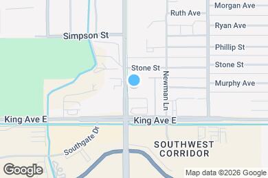 Map image of the property - 713 S Billings Blvd