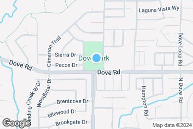 Map image of the property - Dove Park Apartments