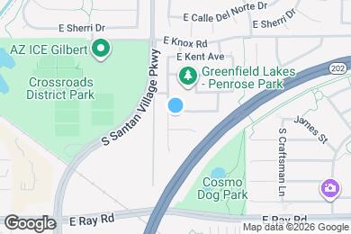 Map image of the property - 2455 E Sheffield Ave