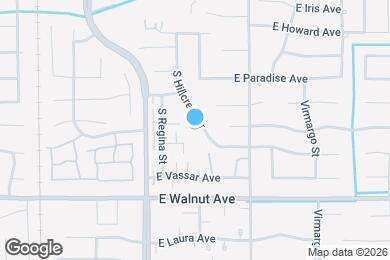 Map image of the property - 1849 S Hillcrest Dr