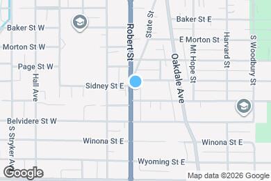 Map image of the property - 750 S Robert St