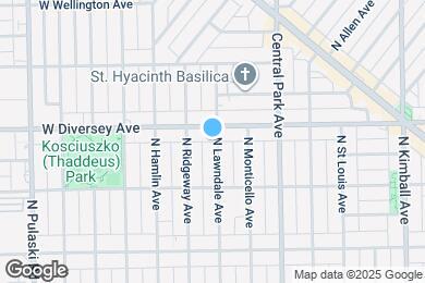 Map image of the property - 2742 N Lawndale Ave