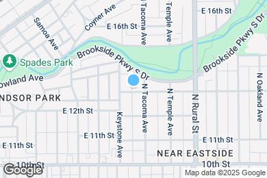 Map image of the property - 2422 E 13th Street