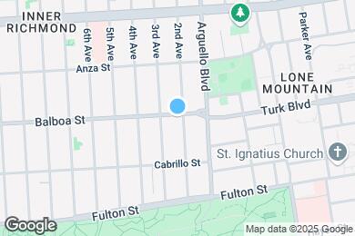 Map image of the property - 107 Balboa St
