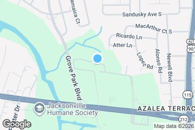 Map image of the property - 8601 Beach Blvd