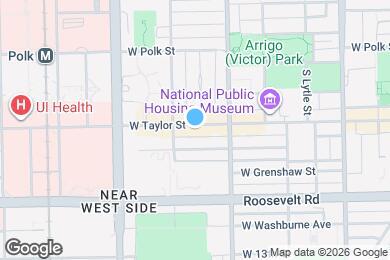 Map image of the property - 1437 W Taylor St
