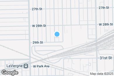 Map image of the property - 2835 S Harvey Ave
