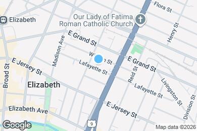 Map image of the property - 1025 Lafayette St