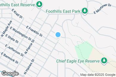 Map image of the property - 1433 E Hays St