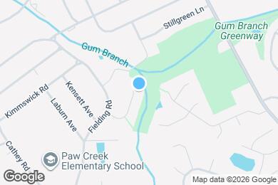 Map image of the property - 109 W Bank Dr