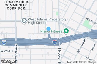 Map image of the property - 1375 W 20th St