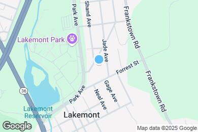 Map image of the property - 645 Lake Ave