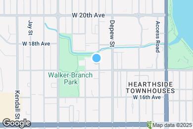 Map image of the property - 1725 Eaton St