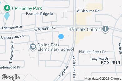 Map image of the property - 8633 Fernhill Dr