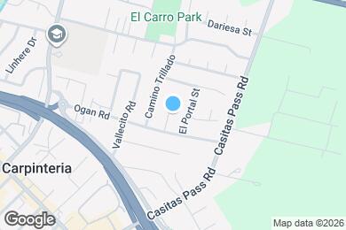 Map image of the property - 1330 La Manida St