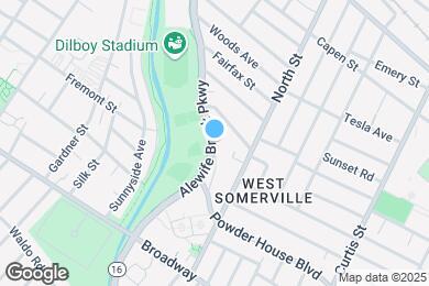 Map image of the property - 301 Alewife Brook Pkwy