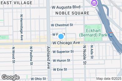 Map image of the property - 1518 W Chicago Ave