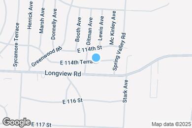 Map image of the property - 8617 E 114th Terrace