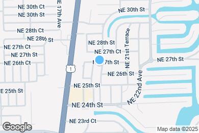 Map image of the property - 2631 NE 20th Ave