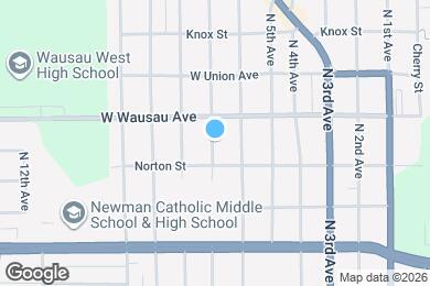 Map image of the property - 813 N 7th Ave