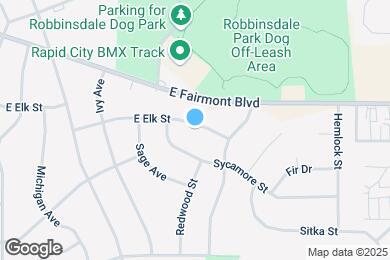 Map image of the property - 823 E Elk St