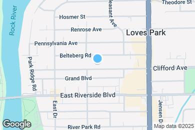 Map image of the property - 314 Clifford Ave