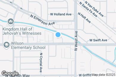 Map image of the property - 1550 W Ashlan Ave
