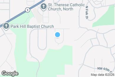 Map image of the property - 6719 NW Monticello Terrace