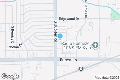 Map image of the property - Hickory Apartments