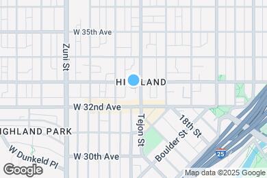 Map image of the property - 2028 W 33rd Ave