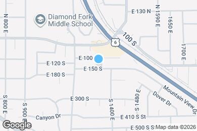 Map image of the property - 142 S 1300 E