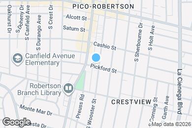 Map image of the property - 1547 S Wooster St