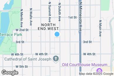 Map image of the property - 705 N Duluth Ave