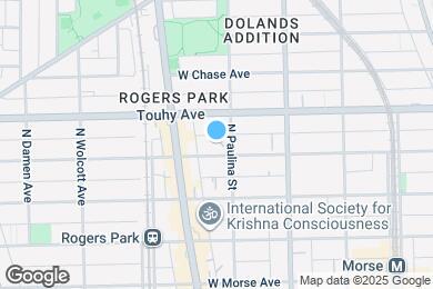 Map image of the property - 1712 W Estes Ave