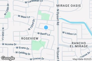 Map image of the property - 13185 W Mauna Loa Ln