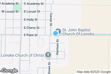 Map image of the property - 515-517 E Palm St