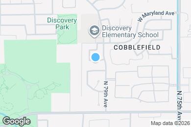 Map image of the property - 7925 W Claremont St