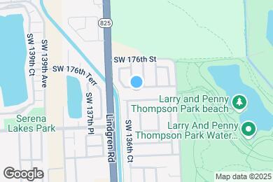 Map image of the property - 13526 SW 177th Terrace