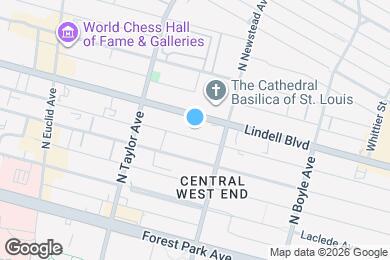 Map image of the property - 4440 Lindell Blvd