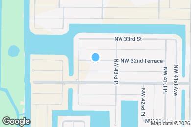 Map image of the property - 4410 NW 32nd Terrace