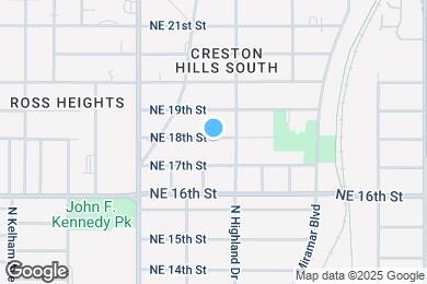 Map image of the property - 2108 NE 18th St