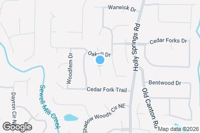 Map image of the property - 2193 Oakrill Ct